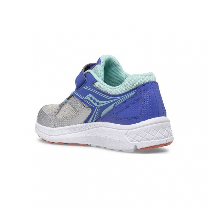 Silver Saucony Cohesion 14 A/C Big Kids' Sneakers | ISRAEL BAERWD