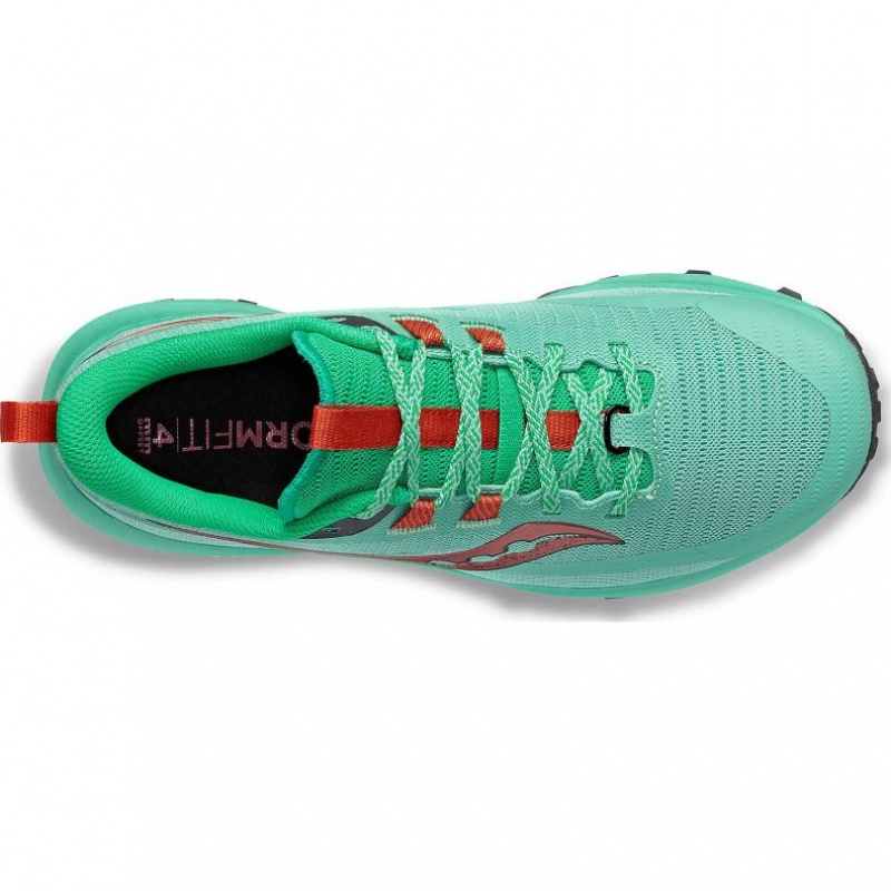 Turquoise Saucony Peregrine 13 Women's Trail Running Shoes | ISRAEL XTKGJC