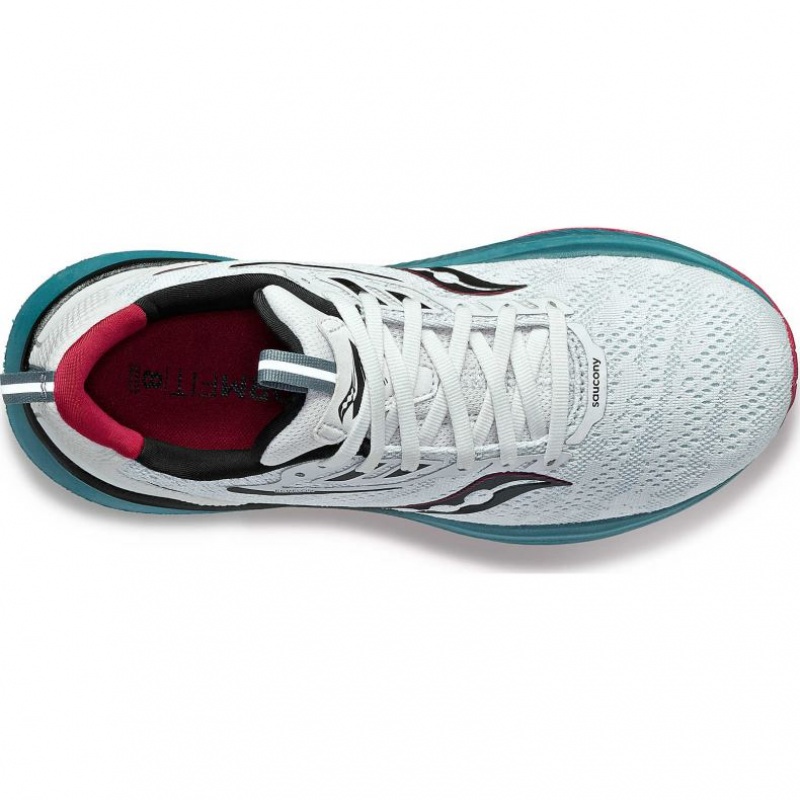 White Saucony Echelon 9 Women's Running Shoes | ISRAEL JANYSQ