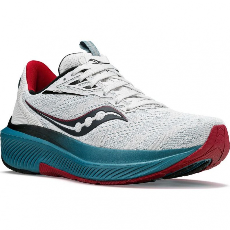 White Saucony Echelon 9 Women's Running Shoes | ISRAEL JANYSQ