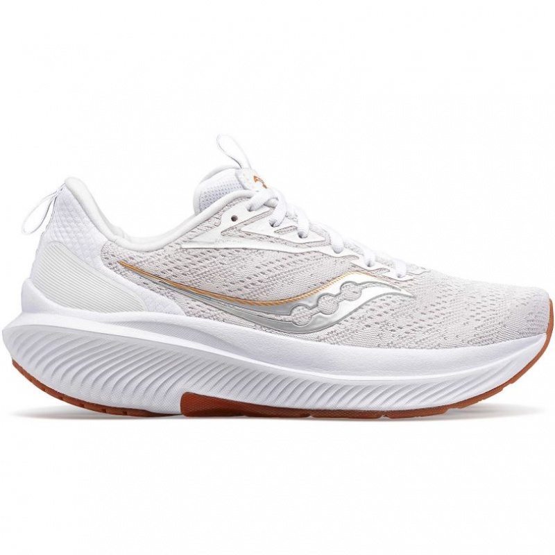 White Saucony Echelon 9 Women\'s Wide Running Shoes | ISRAEL YKEXMF