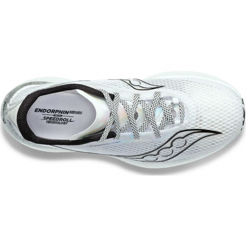 White Saucony Endorphin Pro 3 Men's Running Shoes | ISRAEL ZEJCPY