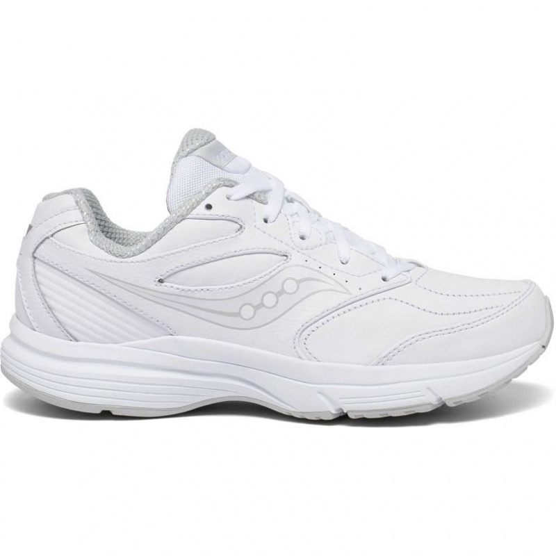 White Saucony Integrity Walker 3 Women\'s Walking Shoes | ISRAEL IHXDJS