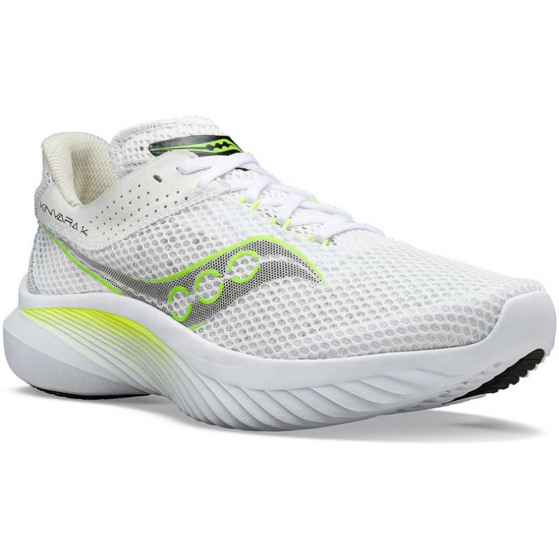 White Saucony Kinvara 14 Women's Running Shoes | ISRAEL SLNAMT