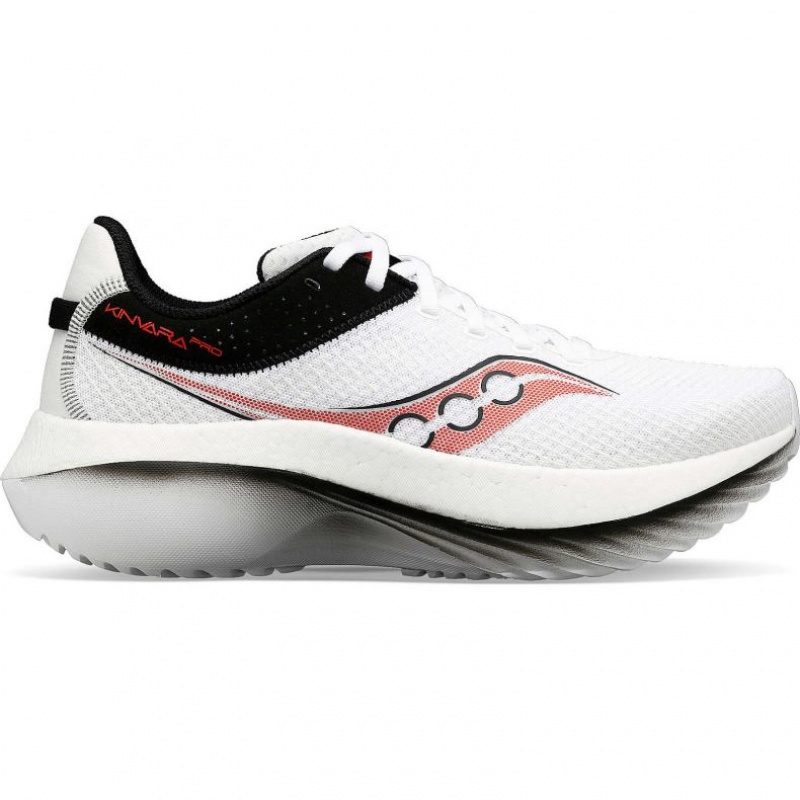 White Saucony Kinvara Pro Men\'s Running Shoes | ISRAEL EFMSWU