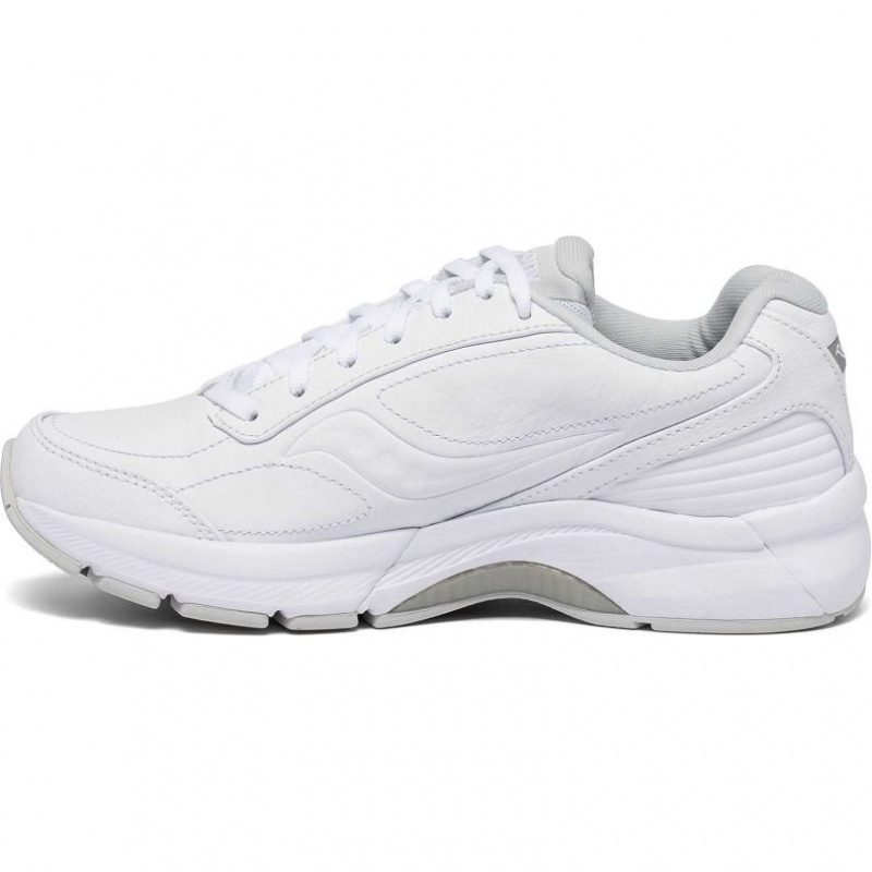 White Saucony Omni Walker 3 Women's Wide Running Shoes | ISRAEL GYRSQM