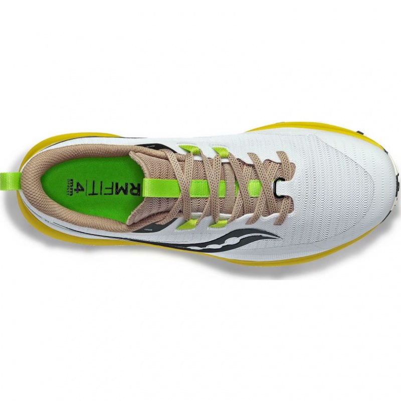 White Saucony Peregrine 13 Men's Trail Running Shoes | ISRAEL DQBFEI