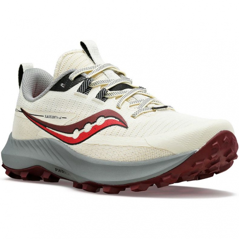 White Saucony Peregrine 13 Women's Trail Running Shoes | ISRAEL ZHSLGW