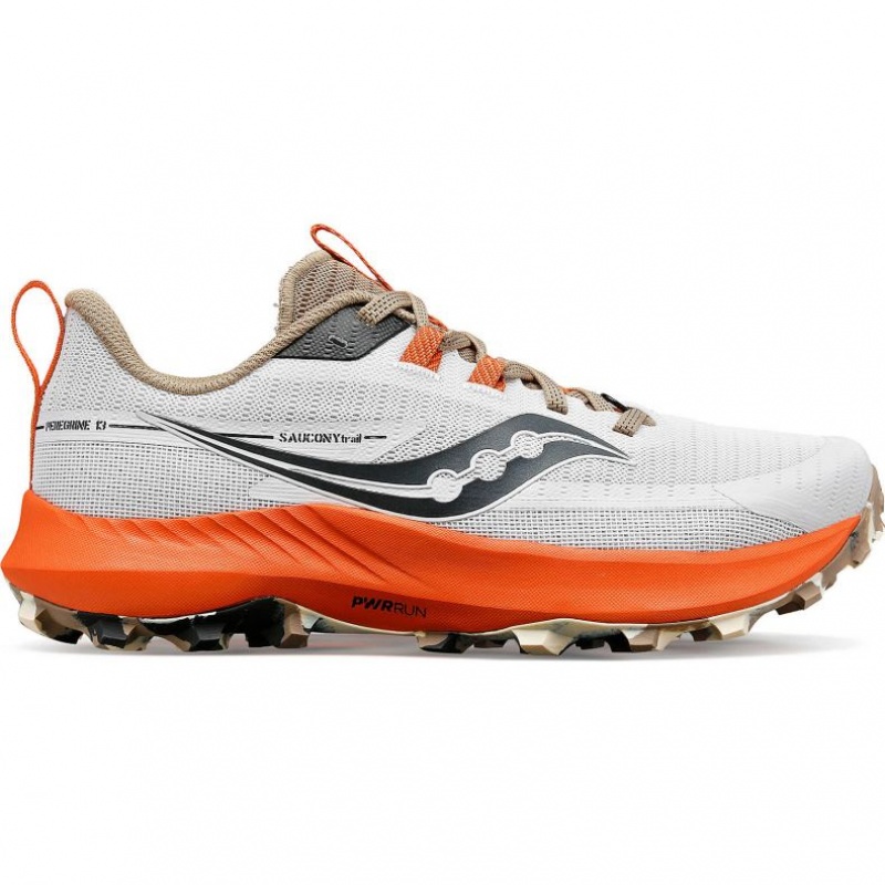 White Saucony Peregrine 13 Women\'s Trail Running Shoes | ISRAEL JGNFSI