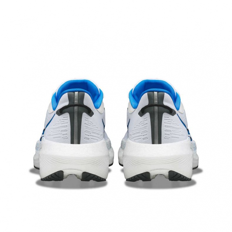 White Saucony Triumph 21 Men's Running Shoes | ISRAEL LBPWUX