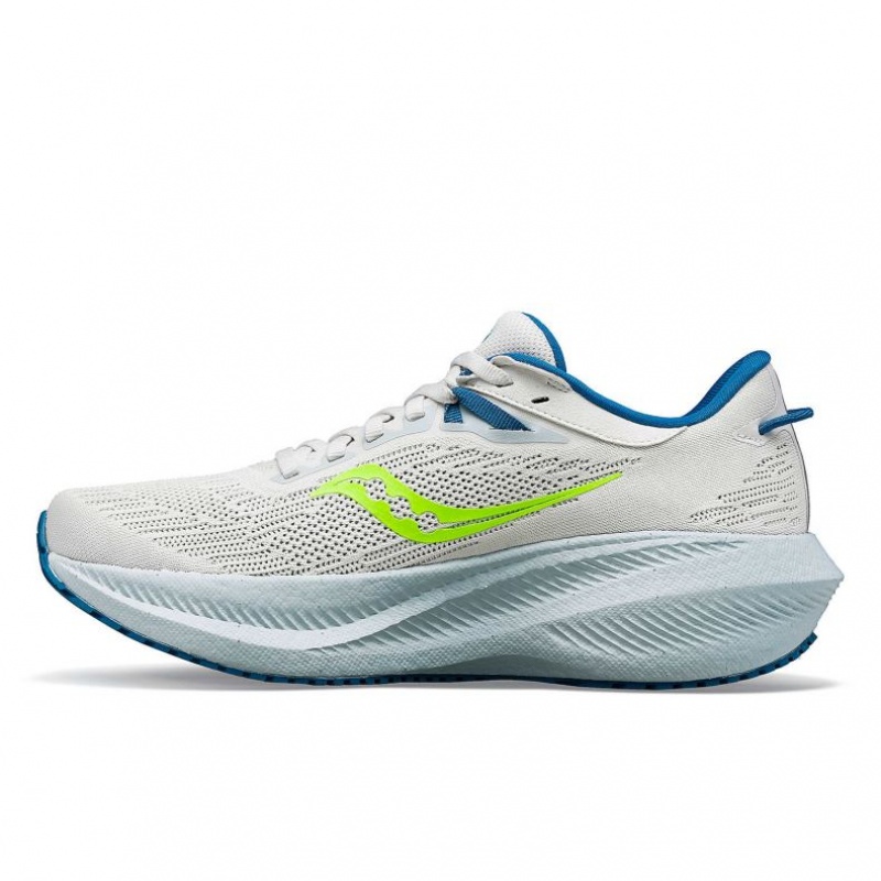 White Saucony Triumph 21 Women's Running Shoes | ISRAEL SXWGRP