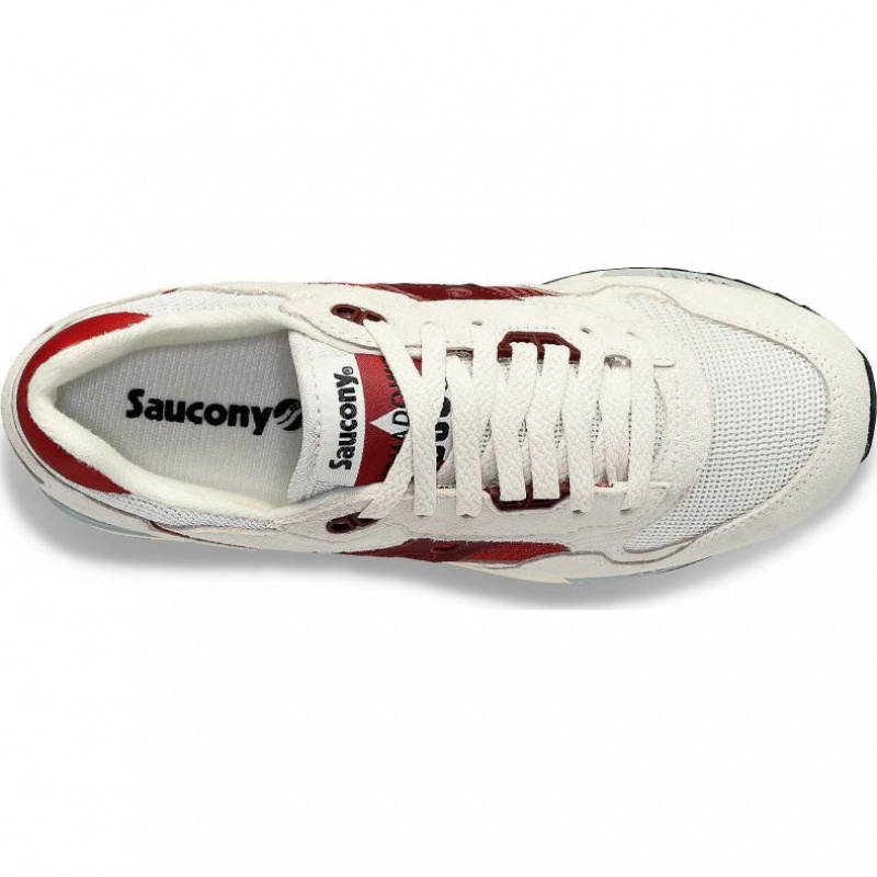 White / Red Saucony Shadow 5000 Men's Sneakers | ISRAEL BITFQL