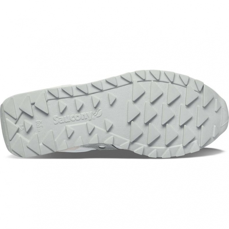 White / Silver Saucony Jazz Triple Women's Sneakers | ISRAEL UEMIAF