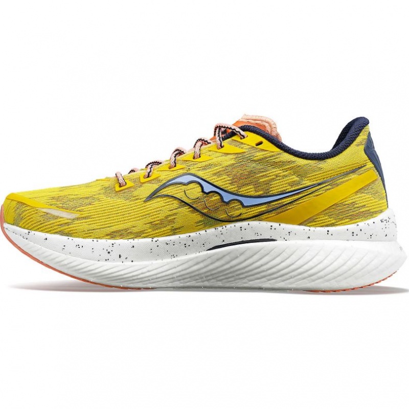 Yellow Saucony Endorphin Speed 3 Men's Running Shoes | ISRAEL HZTNKE